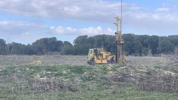 En el mes de enero ya se hacían catas en Pinar de Jalón, pero el terreno resulta "poroso".