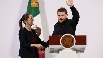 La visita sorpresa de Canelo Álvarez para la Presidenta de México, Claudia Sheinbaum