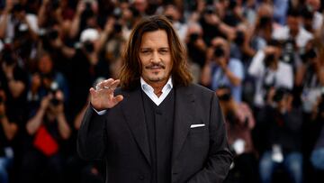 The 76th Cannes Film Festival - Photocall for the film "Jeanne du Barry " Out of competition - Cannes, France, May 17, 2023. Johnny Depp poses. REUTERS/Sarah Meyssonnier