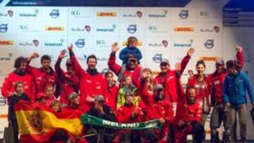 El Camper, en el podio de Galway