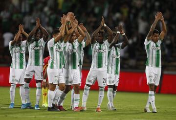 Atlético Nacional derrotó al Deportivo Pereira en la primera fecha de la Liga BetPlay I-2020. Los goles del triunfo verde fueron obra de Jarlan Barrera y Jefferson Duque.
