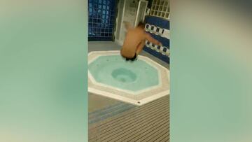 El Leganés, desatado: bomba en el jacuzzi del Bernabéu