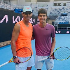 Nadal y Alcaraz, presente y futuro unidos en Australia