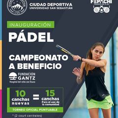 La labor social que tendrá un torneo de pádel en Chile