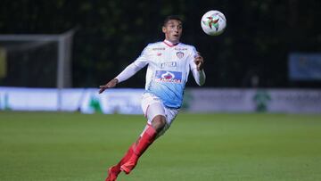 Jugador del Junior durante el partido ante Equidad por Liga &Aacute;guila.