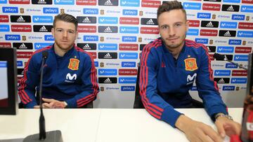 09/11/17 RUEDA DE PRENSA DE LA SELECCION ESPAÑOLA DE FUTBOL ESPAÑA ALBERTO MORENO - SAUL ÑIGUEZ