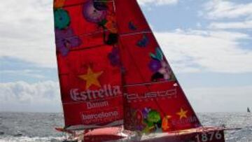 El Imoca Open 60 'Estrella Damm' retorna a Barcelona