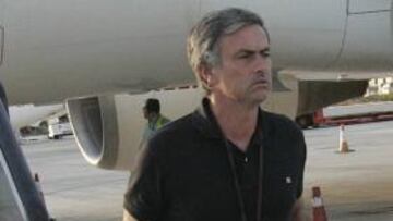 <b>GIRA. </b>Mourinho dio por terminado ayer su periplo por Asia.