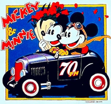 Akira Toriyama celebrated Disney’s 70th anniversary with an amazing illustration of Mickey and Minnie