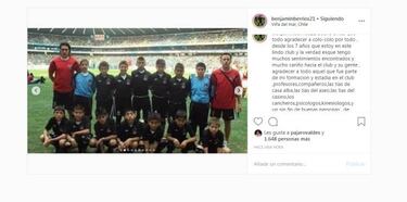 El emotivo mensaje de un canterano que se va de Colo Colo