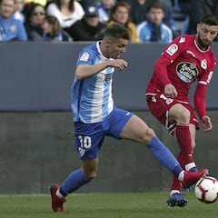 Málaga 0 - Deportivo 0: resumen, resultado y goles del partido