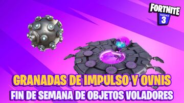 Fortnite: vuelven los Platillos Volantes y las Granadas de Impulso