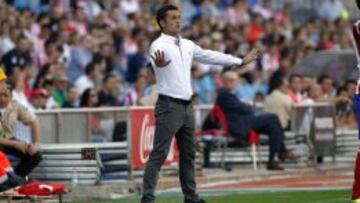 Francisco, técnico del Almería, la temporada pasada en el Calderón.