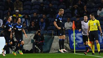 Otàvio marcó para el Oporto y Cornelius igualó el partido