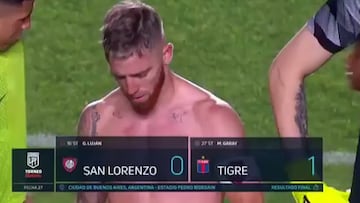 El gesto de Muniain en el peor momento de San Lorenzo con el que se ha ganado a toda Argentina