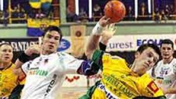 <b>PELIGRO.</B> Rutenka, como lateral o en la posición de pivote, fue el mayor peligro de Celje.