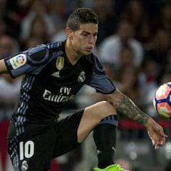 James, por los 50 juegos internacionales en Europa