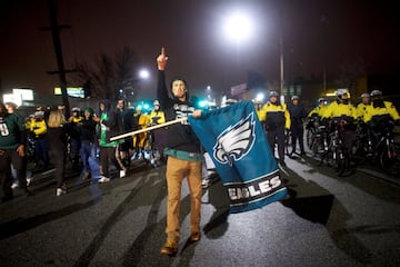 La llegada de los Eagles a Philadelphia tras el Super Bowl LII