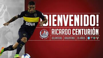Atlético de San Luis anuncia el fichaje de Ricardo Centurión
