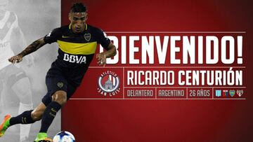 Atlético de San Luis anuncia el fichaje de Ricardo Centurión