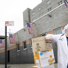 Nueva York sufre el avance del coronavirus: 9.298 casos más