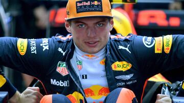 Max Verstappen en Monza.