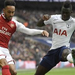 Davinson Sánchez, presente en el triunfo ante el Arsenal