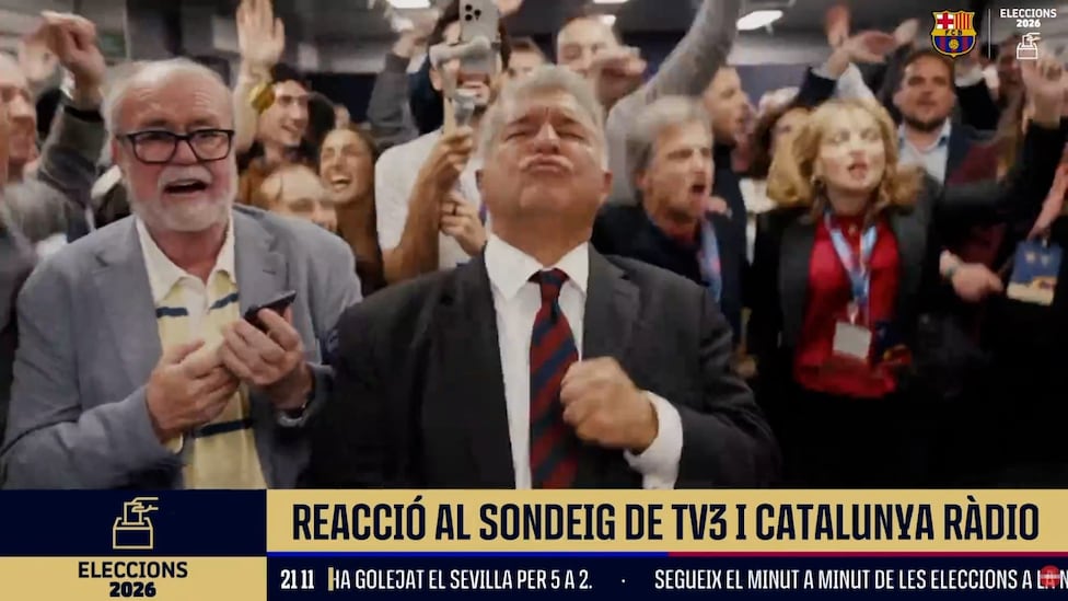 Absolutamente delirante: la volcánica reacción de Laporta al momento donde ya se vio ganador