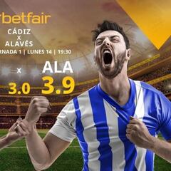 Cádiz CF vs. Deportivo Alavés: horario, TV, estadísticas, clasificación y pronósticos