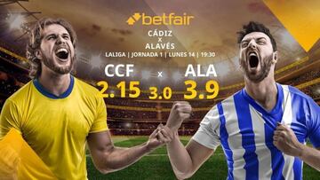 Cádiz CF vs. Deportivo Alavés: horario, TV, estadísticas, clasificación y pronósticos