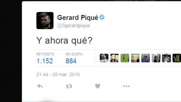 Piqué se calienta con el penalti a Modric: "¿Y ahora qué?"