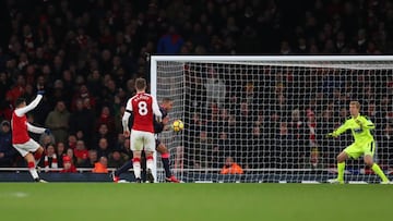 Alexis volvi&oacute; a festejar en Arsenal. 