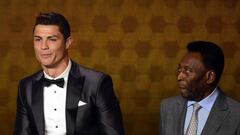 Pel&eacute; y Cristiano.