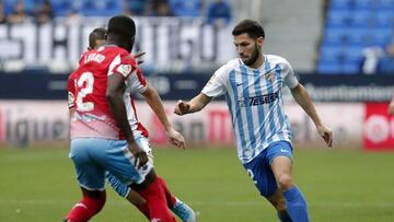 Málaga 1 - Lugo 1 en directo: resumen y goles del partido