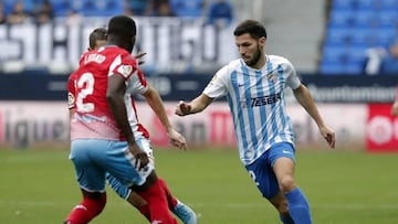 Málaga 1 - Lugo 1 en directo: resumen y goles del partido
