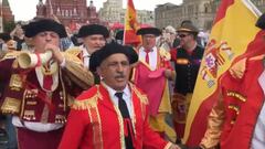 Los Toreros de Cantabria conquistan la Plaza Roja de Moscú
