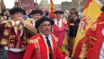 Los Toreros de Cantabria conquistan la Plaza Roja de Moscú