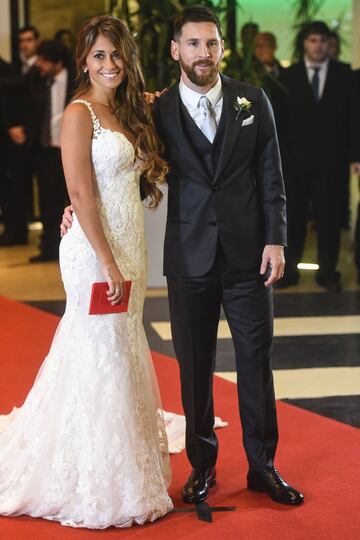 Las primeras imágenes de Messi y Antonella Roccuzzo como marido y mujer