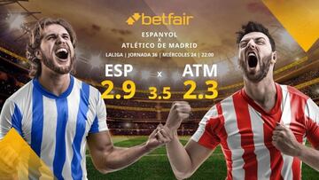 RCD Espanyol vs. Club Atlético de Madrid: alineaciones, horario, TV, estadísticas y pronósticos LaLiga