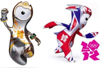 Wenlock y Mandeville mascotas de los JJOO de Londres 2012