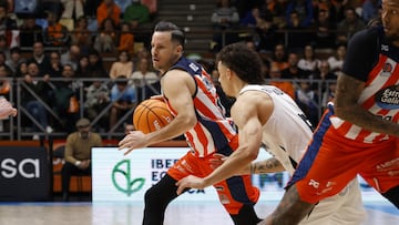 Thomas Heurtel, con el Leyma Coruña ante el UCAM Murcia.