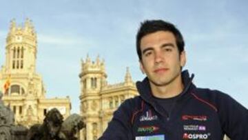 <b>CON LA CIBELES. </b>No le gusta mucho el fútbol, pero eligió esta fuente.