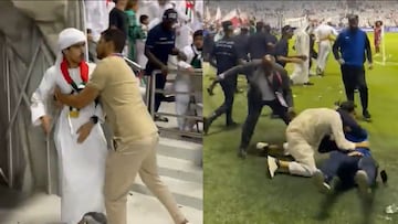 Aficionados visitantes inician pelea campal tras clasificación de Qatar al Mundial de 2026