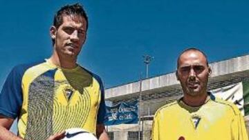 <b>SEGURIDAD. </b>Kiko Casilla y David García fueron presentados ayer como refuerzos cadistas de cara a la próxima temporada.