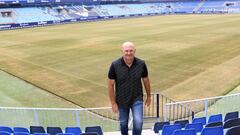 Pepe Mel posa para AS en La Rosaleda.