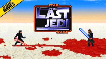 El final de Star Wars: Los últimos Jedi, recreado en 16 bits