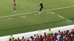 Flamengo se perdió una ocasión clara y Jorge Sampaoli reaccionó así