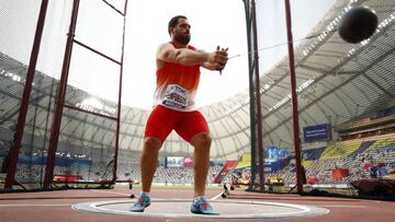 Javier Cienfuegos en acci&oacute;n.