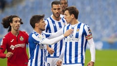 Resumen y goles de la Real Sociedad vs. Getafe de la Liga Santander