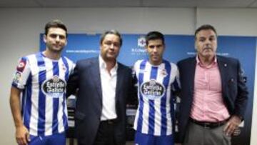 Presentaci&oacute;n de H&eacute;lder Postiga y Juanfran.